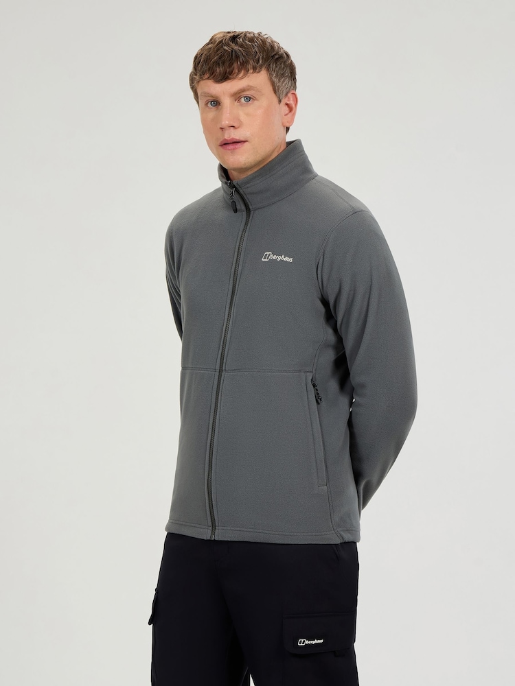 Berghaus Grey Prism Micro Polartec Interactive Adult Male Cavern Jacket - Image 1 of 6 Berghaus Grey Prism Micro Polartec Interactive Adult Male Cavern Jacket - Image 1 of 6