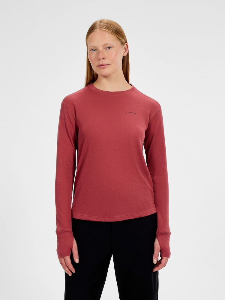 Sudadera de manga larga con cuello redondo y tejido corindón para mujer adulta Berghaus Ivyhill - Imagen 1 de 6 Sudadera de manga larga con cuello redondo y tejido corindón para mujer adulta Berghaus Ivyhill - Imagen 1 de 6