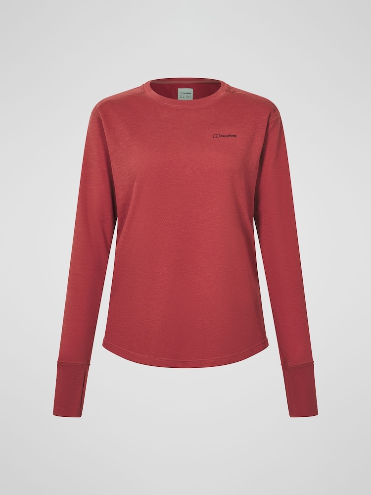 Sudadera de manga larga con cuello redondo y tejido corindón para mujer adulta Berghaus Ivyhill - Imagen 6 de 6 Sudadera de manga larga con cuello redondo y tejido corindón para mujer adulta Berghaus Ivyhill - Imagen 6 de 6
