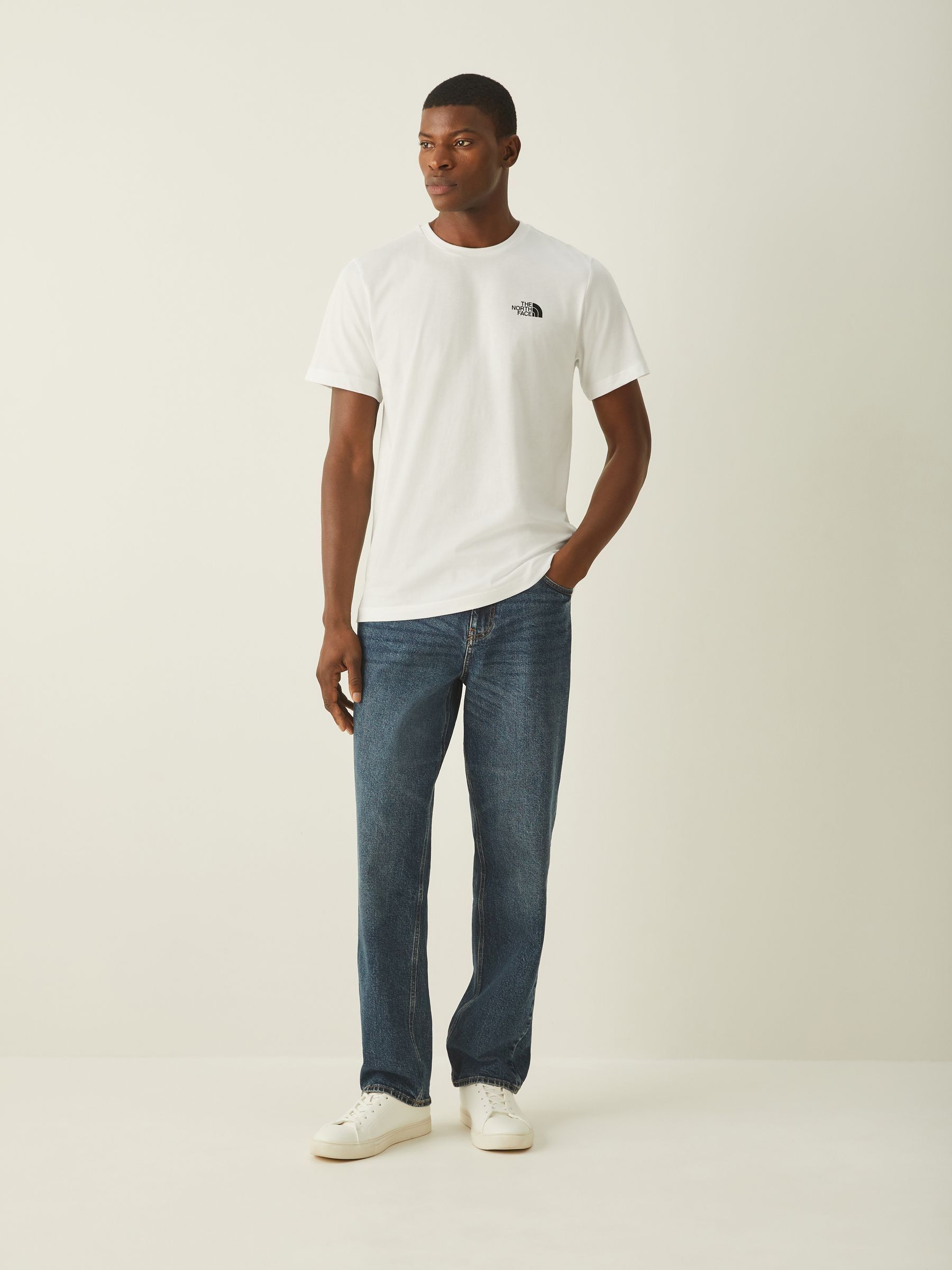 Buy The North Face White Mountain Sketch Back Print T-Shirt from