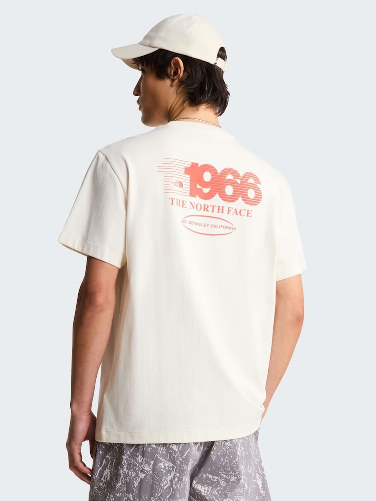 The North Face White Track Relaxed Front Graphic T-Shirt - Image 2 of 5