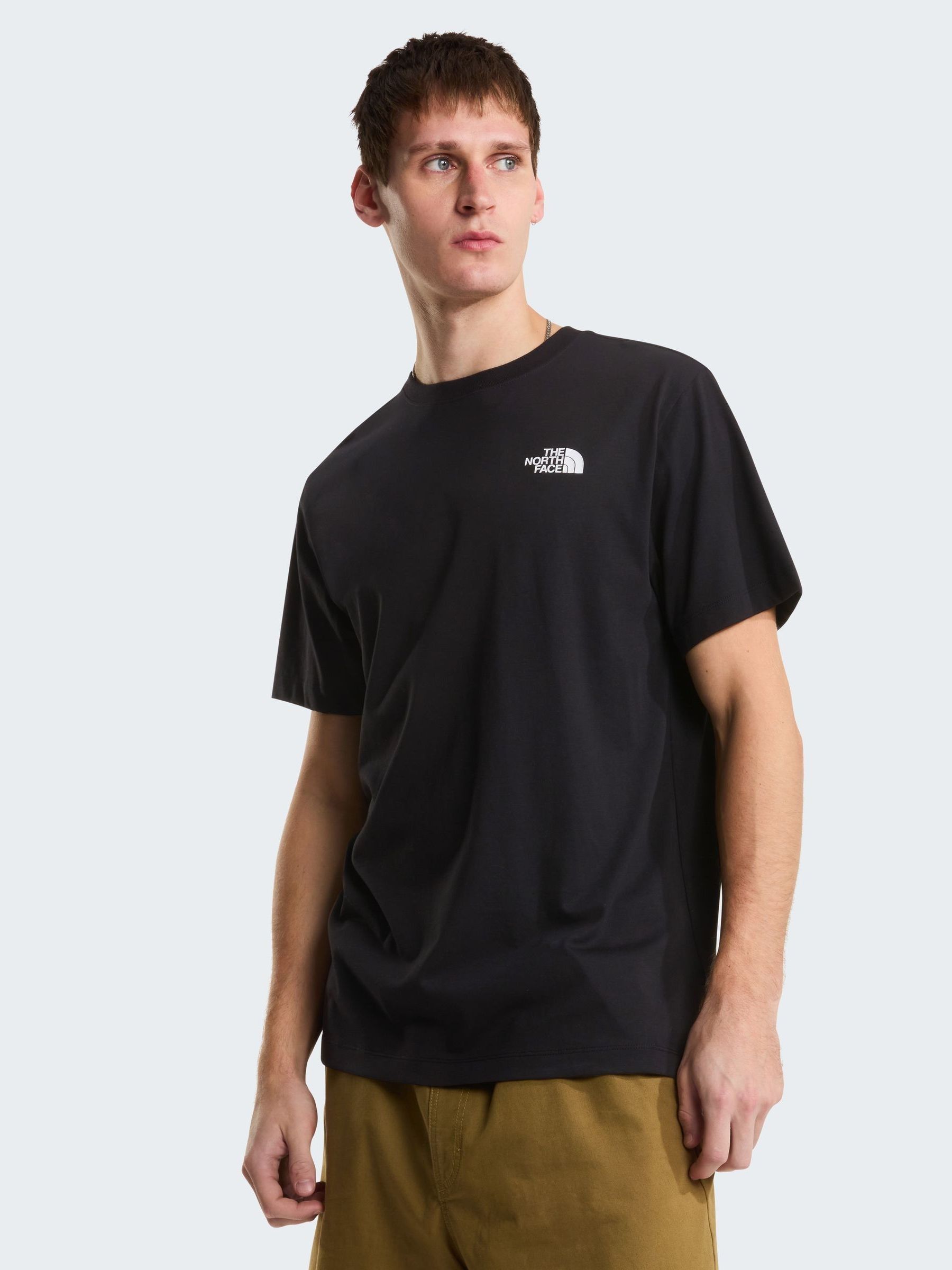 Buy The North Face Black Vertical Back Graphic T-Shirt from Next USA