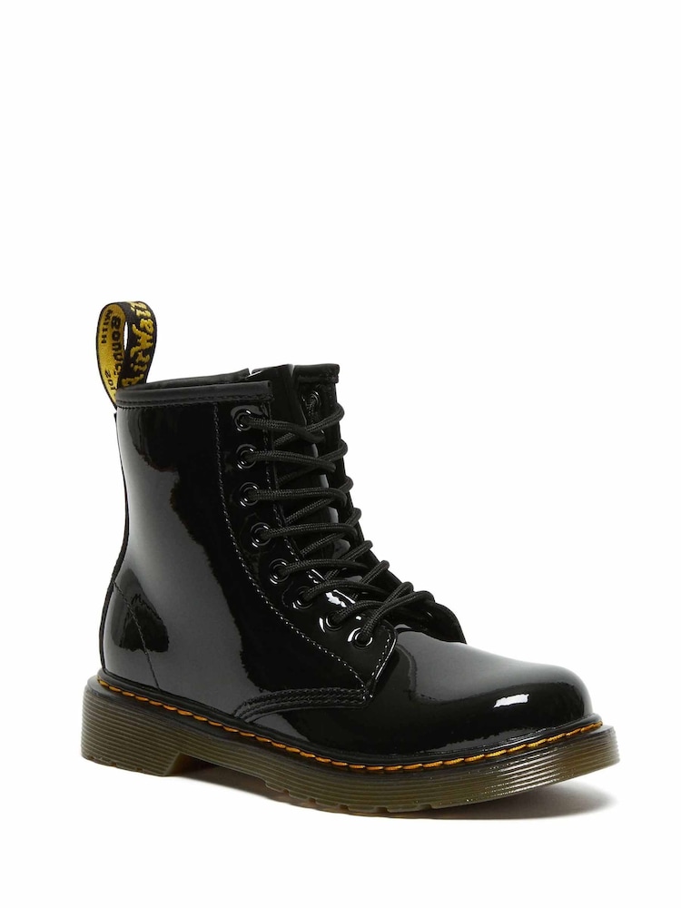 Dr. Martens Black 1460 J Patent Lamper Shoes - Image 1 of 4 Dr. Martens Black 1460 J Patent Lamper Shoes - Image 1 of 4