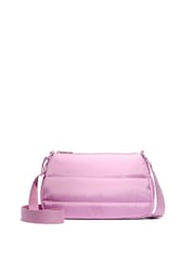 Victoria's Secret Pink Hushed Lilac Purple Quilted Puffer Shoulder Bag - Image 1 of 4