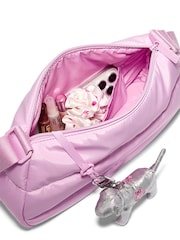 Victoria's Secret Pink Hushed Lilac Purple Quilted Puffer Shoulder Bag - Image 3 of 4