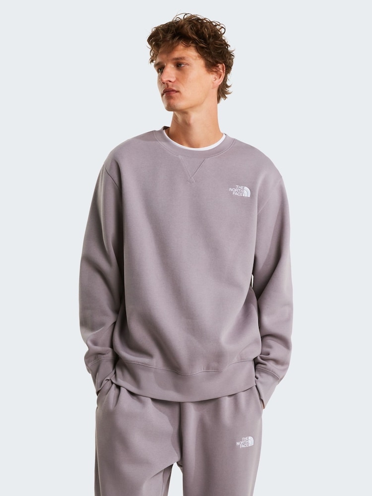 The North Face Pale Grey Essential Relaxed Sweatshirt - Image 1 of 4