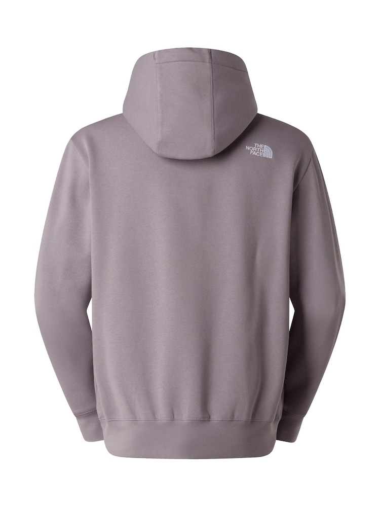 The North Face Purple Essential Relaxed Hoodie - Image 2 of 2 The North Face Purple Essential Relaxed Hoodie - Image 2 of 2