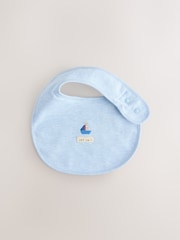 Blue Nautical Baby Hat and Bib Set (0-18mths) - Image 4 of 7