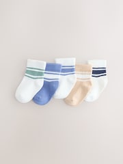 Blue Baby Socks 5 Pack (0mths-2yrs) - Image 1 of 3