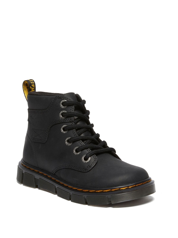 Dr. Martens Black Junior Raffe Wyoming Ankle Boots - Image 2 of 5