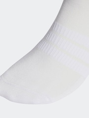 adidas White Cushioned Essentials Ankle Socks 3 Pack - Image 3 of 4