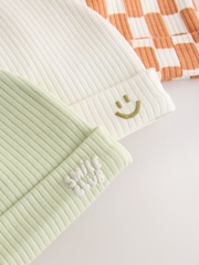 Grün/Orange - Babymützen im 3er-Pack (0–18 M.) - Bild 5 von 6