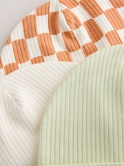 Grün/Orange - Babymützen im 3er-Pack (0–18 M.) - Bild 6 von 6