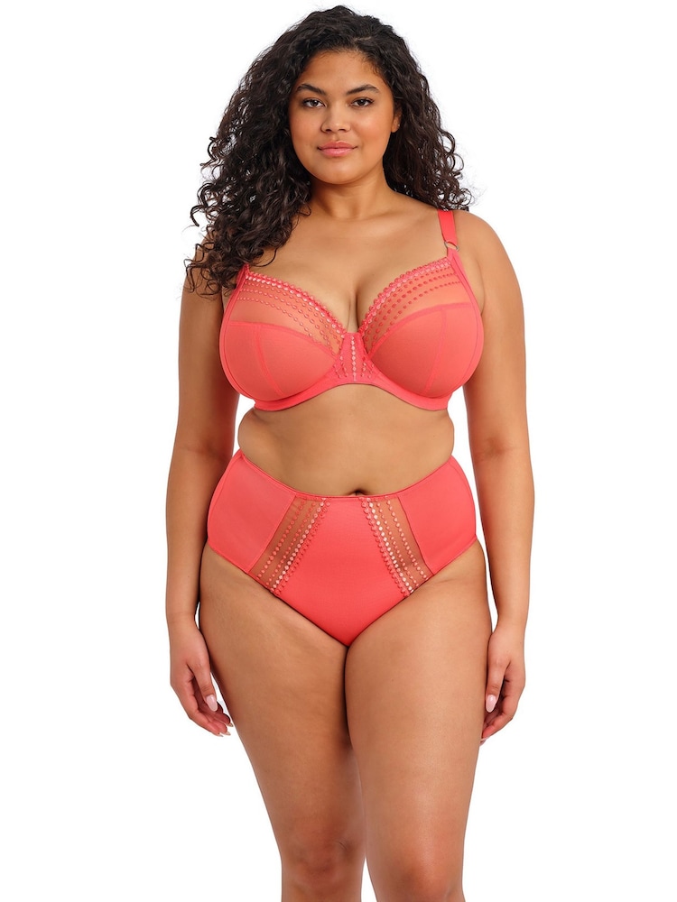 Elomi Red Matilda Underwire Plunge Bra - Image 2 of 6 Elomi Red Matilda Underwire Plunge Bra - Image 2 of 6