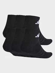 adidas Black Cushioned Essentials Ankle Socks 3 Pack - Image 2 of 4