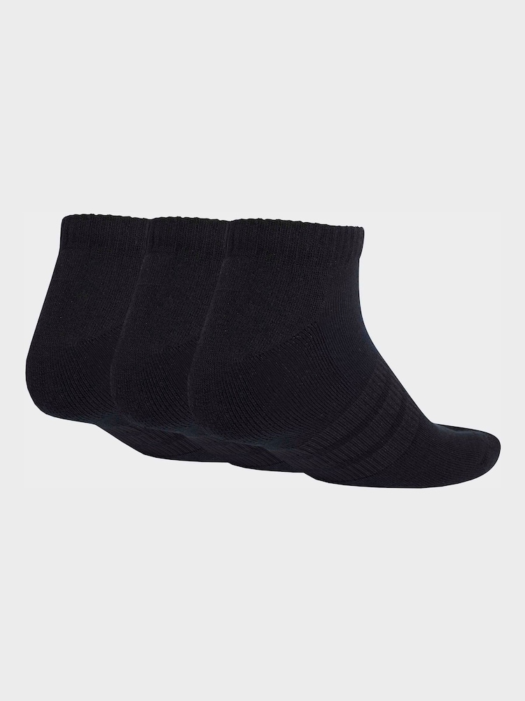 Negro - adidas Cushioned Essentials Bajo Cut Socks 3 Pair Pack - Imagen 2 de 4 Negro - adidas Cushioned Essentials Bajo Cut Socks 3 Pair Pack - Imagen 2 de 4