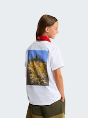 The North Face White Girls Floral Graphic Print T-Shirt - Image 3 of 4