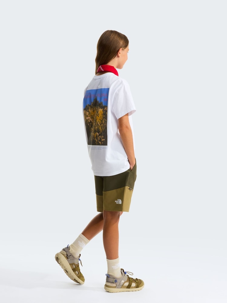 Buy The North Face White Girls Floral Graphic Print T-Shirt from Next ...
