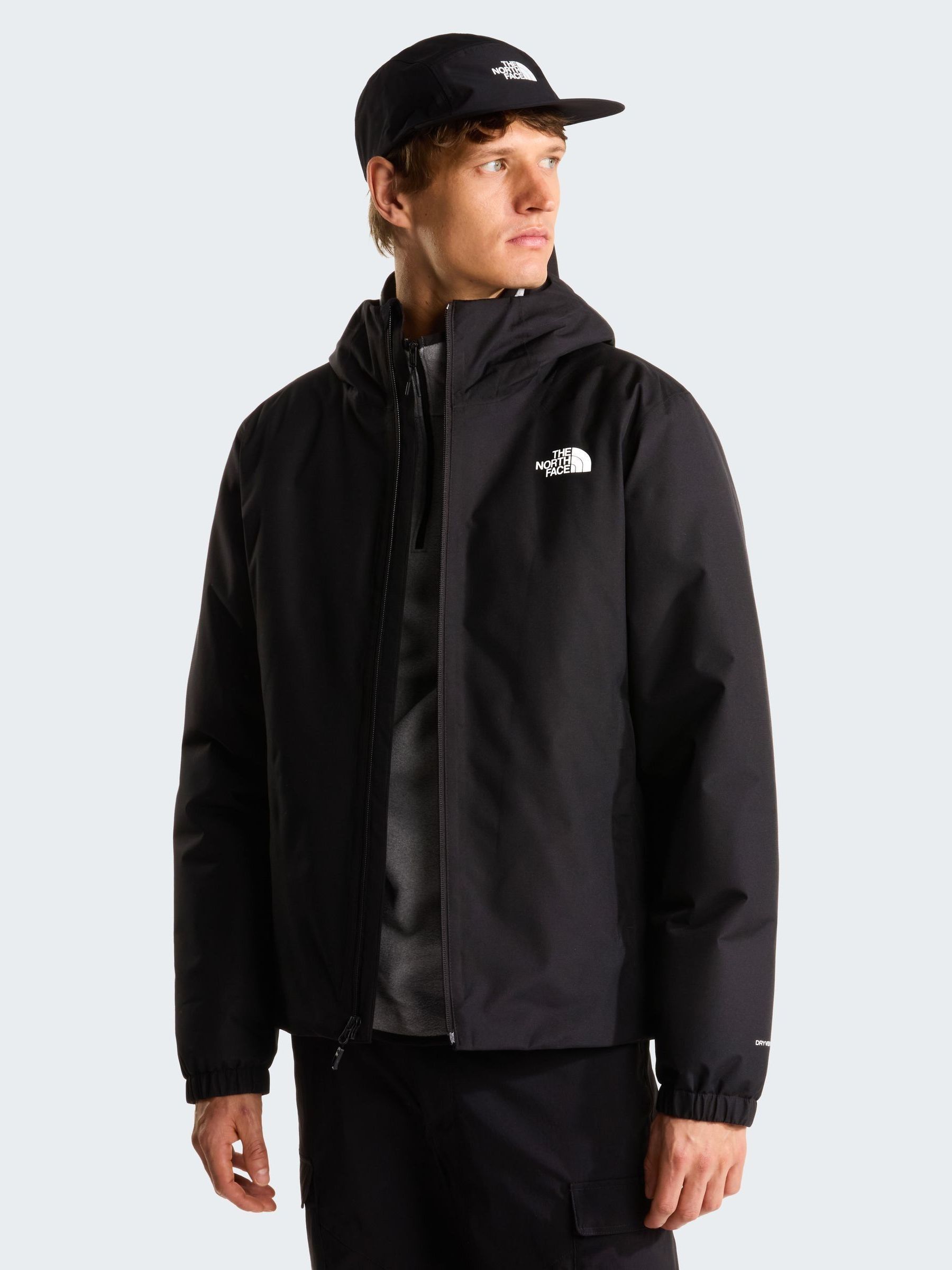 Buy The North Face Black Quest Mono Insulated Rain Jacket from