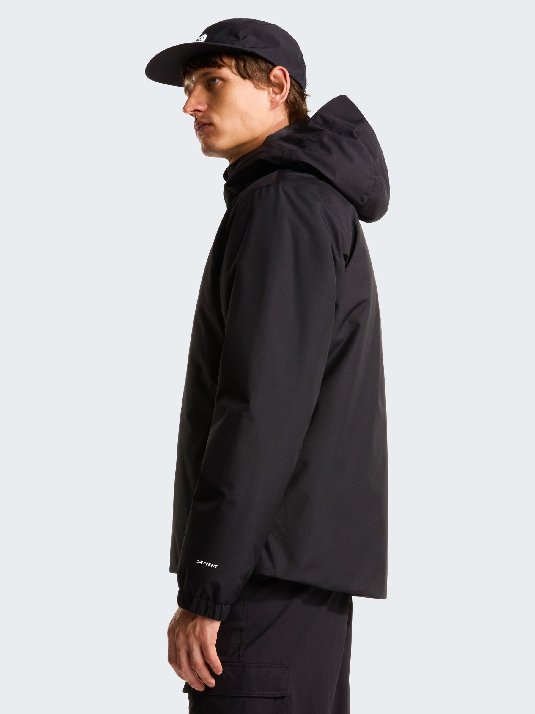 Buy The North Face Black Quest Mono Insulated Rain Jacket from