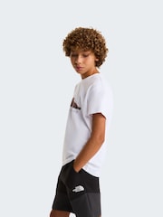 The North Face White Boys Mountain Back Graphic T-Shirt - Image 3 of 4