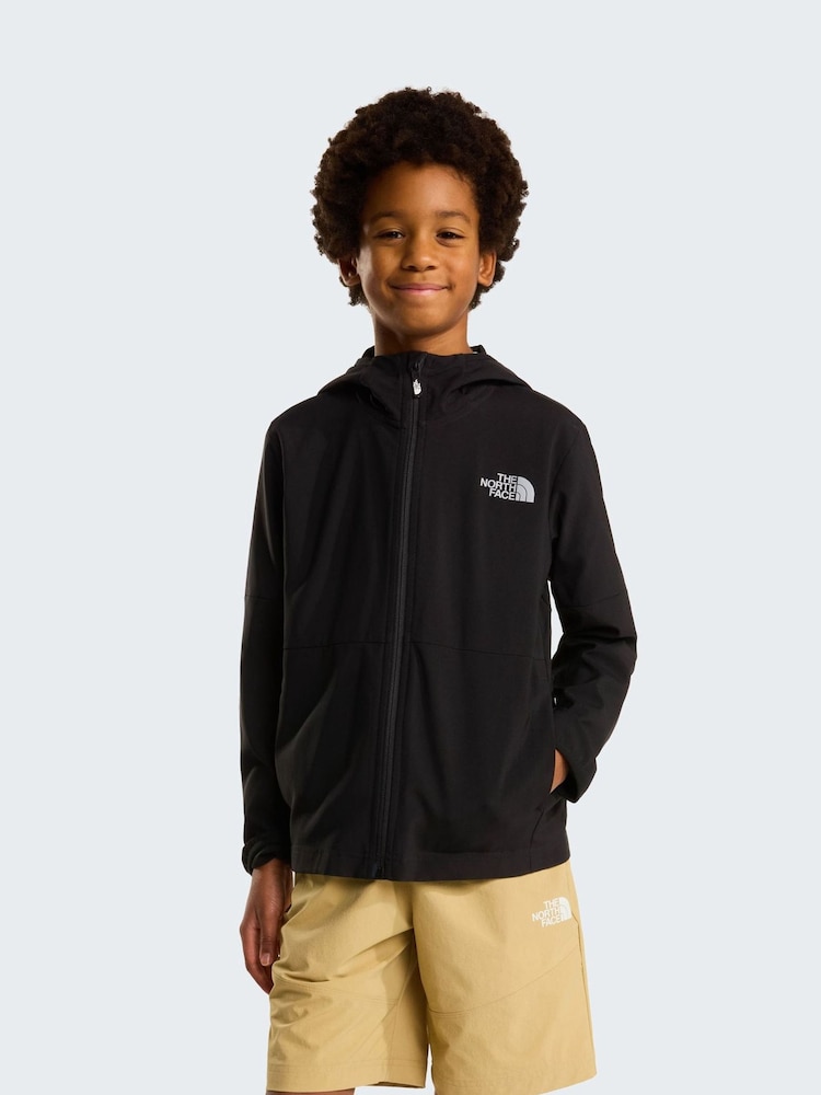 שחור - The North Face Boys On The Trail Full Zip Hoodie - תמונה 1 מתוך 7