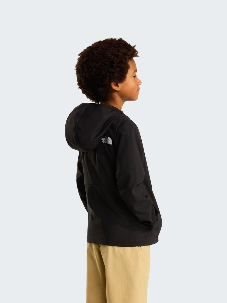 שחור - The North Face Boys On The Trail Full Zip Hoodie - תמונה 2 מתוך 7