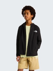 שחור - The North Face Boys On The Trail Full Zip Hoodie - תמונה 3 מתוך 7