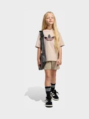 adidas Originals Neutral Trefoil T-Shirt and Shorts Little Kids Set - Image 3 of 8