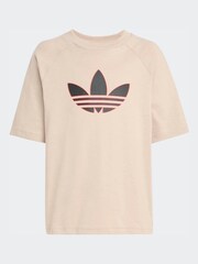 adidas Originals Neutral Trefoil T-Shirt and Shorts Little Kids Set - Image 7 of 8
