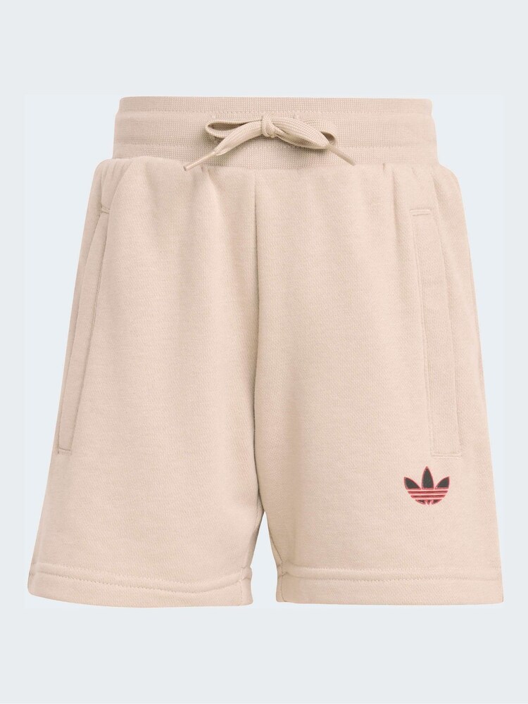 adidas Originals Neutral Trefoil T-Shirt and Shorts Little Kids Set - Image 8 of 8