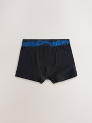 Black with Stippling Waistband Trunks 5 Pack (1.5-16yrs) - Image 5 of 9