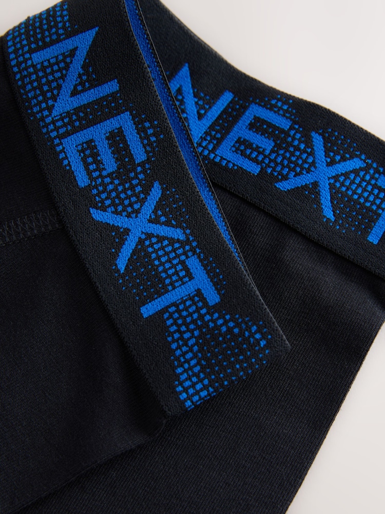 Black with Stippling Waistband Trunks 5 Pack (1.5-16yrs) - Image 9 of 9 Black with Stippling Waistband Trunks 5 Pack (1.5-16yrs) - Image 9 of 9