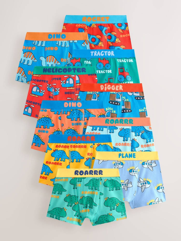 Assorted Charcaters Trunks 10 Pack (1.5-12yrs) - Image 1 of 14