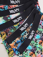 Multi Neon Grafitti - 四角褲5件裝(3-16歲) - 圖片 8/9