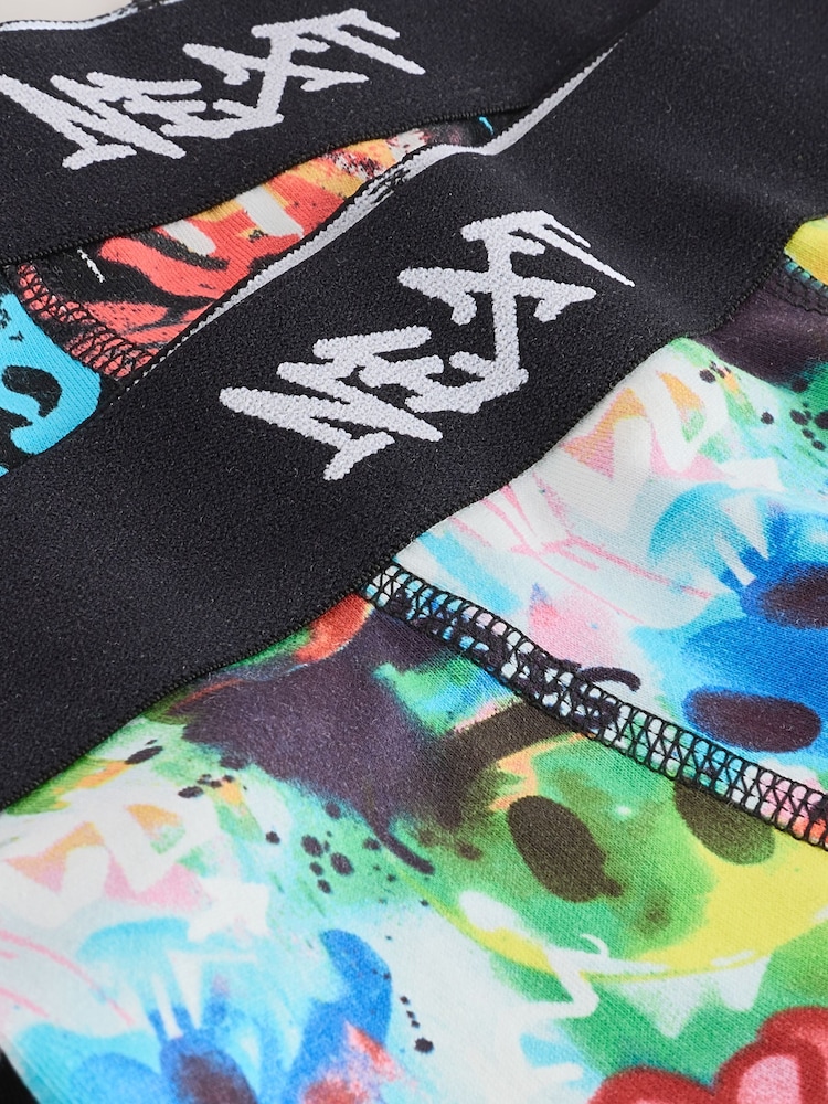Multi Neon Grafitti - 四角褲5件裝(3-16歲) - 圖片 9/9