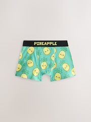 Bright Foods - מארז של 5 זוגות תחתוני בוקסר צמודים בהדפס דמות, ילדים (גיל 1.5 עד 16) - תמונה 2 מתוך 9