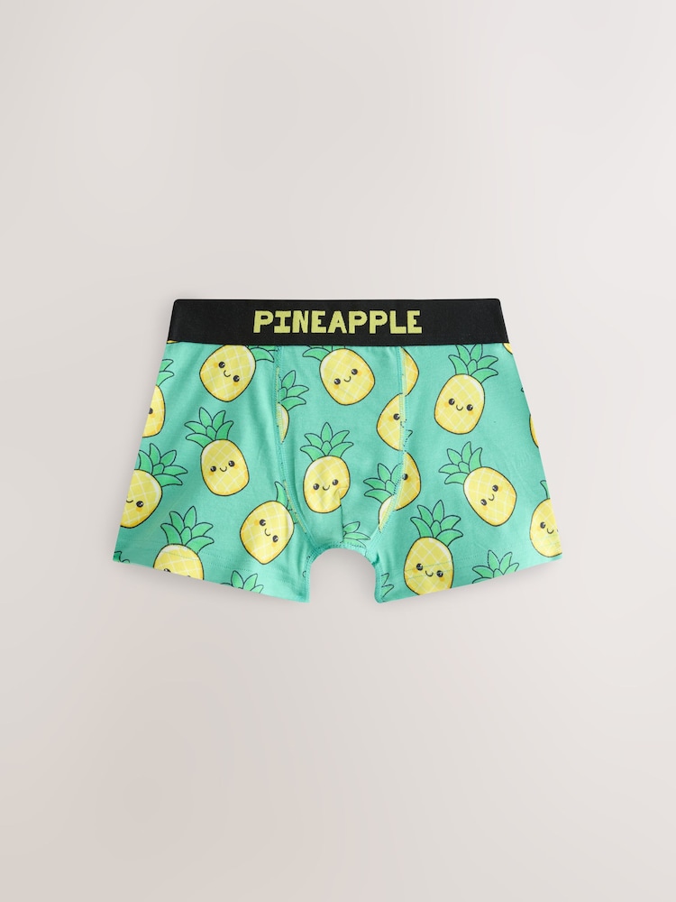 Bright Foods - מארז של 5 זוגות תחתוני בוקסר צמודים בהדפס דמות, ילדים (גיל 1.5 עד 16) - תמונה 2 מתוך 9 Bright Foods - מארז של 5 זוגות תחתוני בוקסר צמודים בהדפס דמות, ילדים (גיל 1.5 עד 16) - תמונה 2 מתוך 9