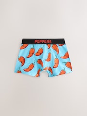 Bright Foods - מארז של 5 זוגות תחתוני בוקסר צמודים בהדפס דמות, ילדים (גיל 1.5 עד 16) - תמונה 4 מתוך 9