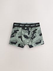 Blue/Black Linear Camo Trunks 5 Pack (3-16yrs) - Image 2 of 9
