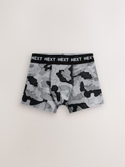 Blue/Black Linear Camo Trunks 5 Pack (3-16yrs) - Image 4 of 9