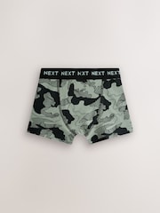 Blue/Black Linear Camo Trunks 5 Pack (3-16yrs) - Image 7 of 9