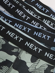 Blue/Black Linear Camo Trunks 5 Pack (3-16yrs) - Image 8 of 9