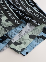 Blue/Black Linear Camo Trunks 5 Pack (3-16yrs) - Image 9 of 9