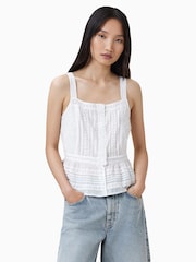 AllSaints White Catalina Top - Image 1 of 7