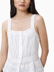 AllSaints White Catalina Top - Image 2 of 7