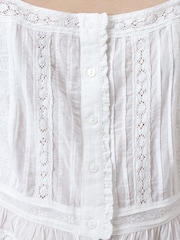 AllSaints White Catalina Top - Image 4 of 7