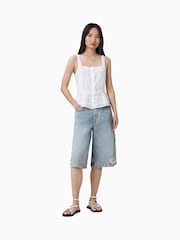 AllSaints White Catalina Top - Image 5 of 7