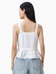 AllSaints White Catalina Top - Image 6 of 7