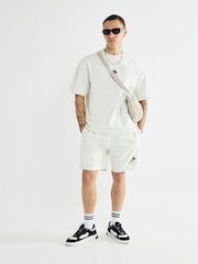 River Island Cream Japanese T-Shirt and Shorts Set - Image 1 of 4